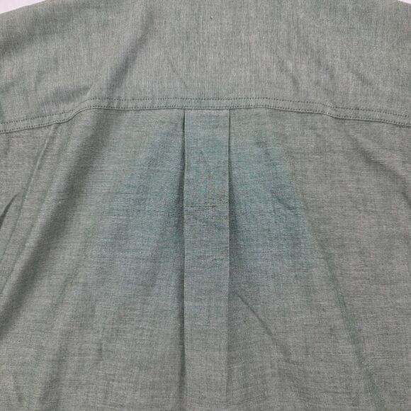L.L. Bean Slim Fit‎ Mens Shirt Long Sleeve Size Small Regular Color Green - Picture 12 of 16